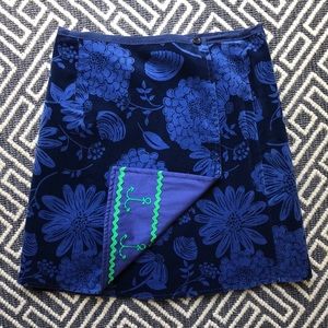 Lilly Pulitzer Reversible Wrap Skirt NEW kids 8